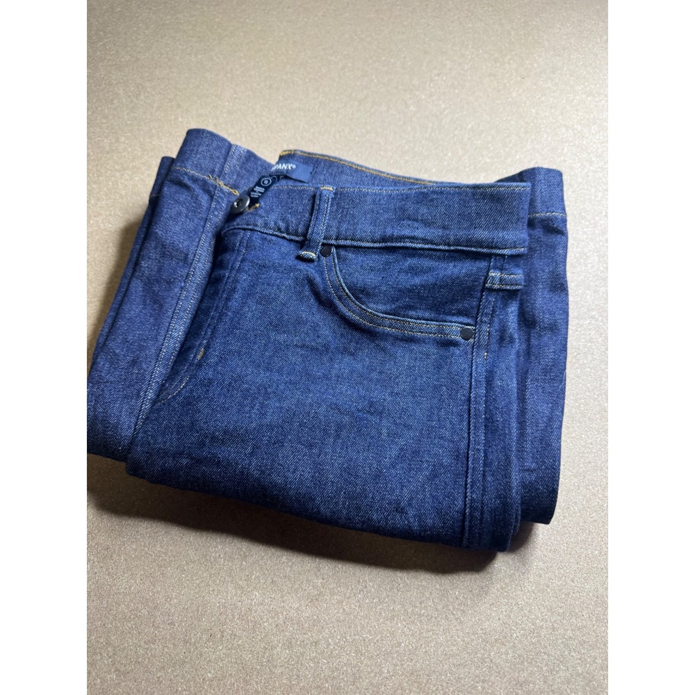 Spanx Women Wide Leg Jeans Dark Wash Indigo High Rise Denim Pants Size L 20547R